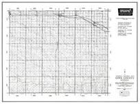 Grove County, Grainfield, Campus, Smoky Hill River, Gove, Kansas State Atlas 1958 County Highway Maps